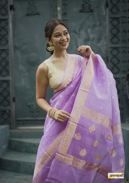 Iris Bloom Saree