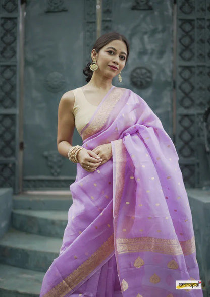 Iris Bloom Saree