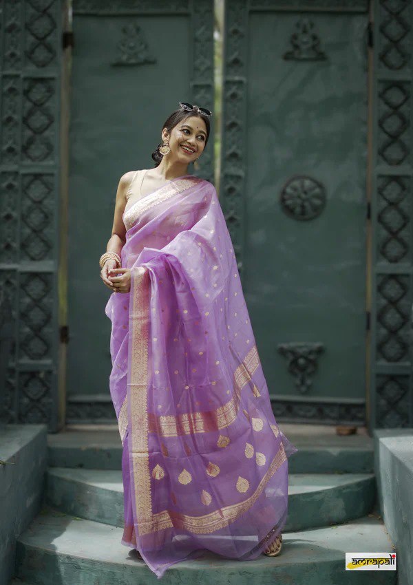 Iris Bloom Saree