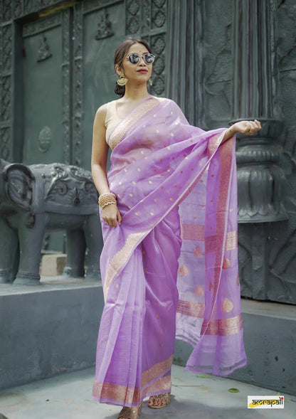 Iris Bloom Saree