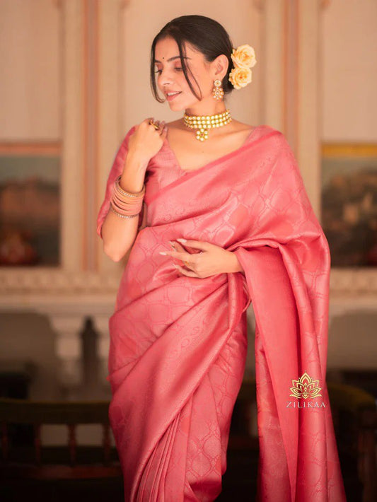 Zari Woven Banarasi Silk Saree