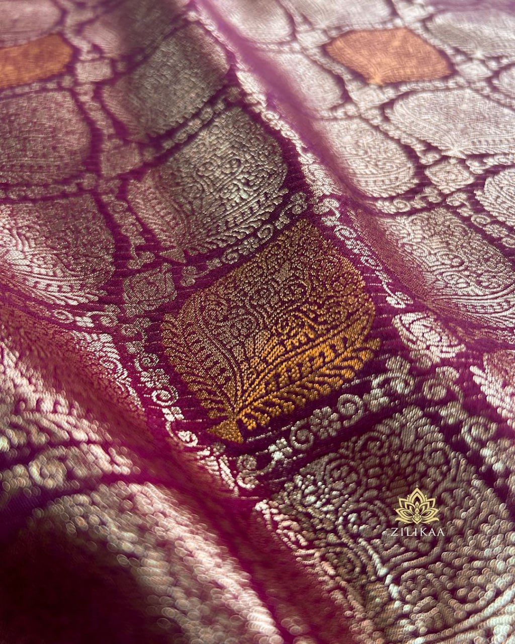 Zari Woven Banarasi Silk Saree