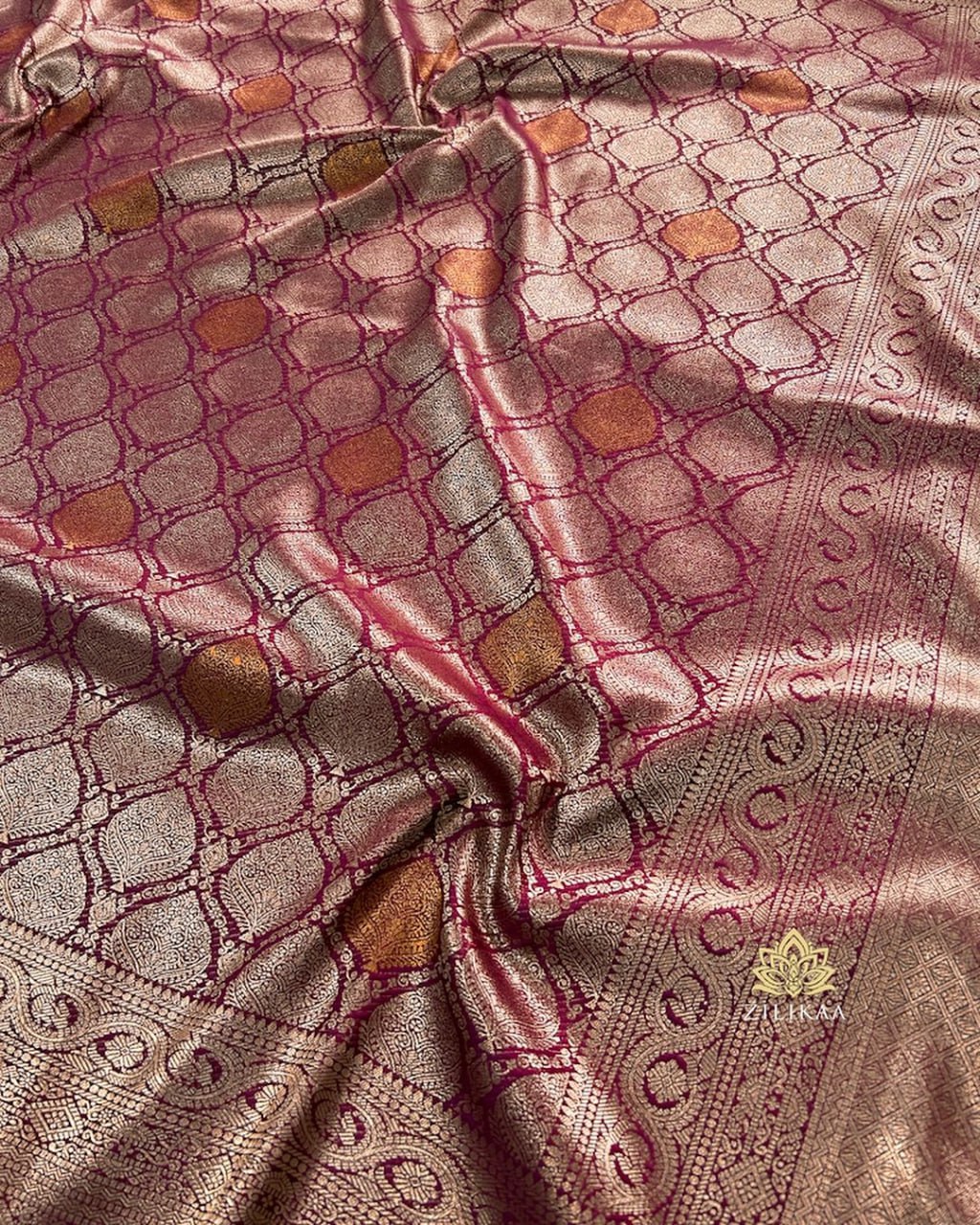 Zari Woven Banarasi Silk Saree