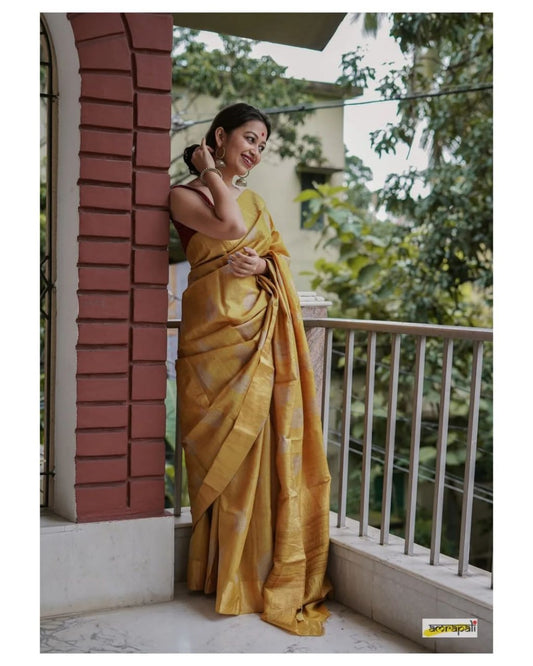 Golden Twilight Saree