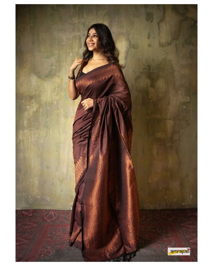 Dusky Charm Handloom Saree