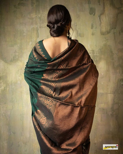 Regal Shadow Woven Silk Saree