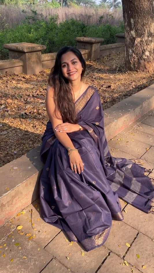 Mystic Lavender Saree