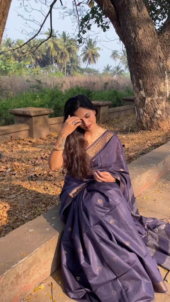 Mystic Lavender Saree