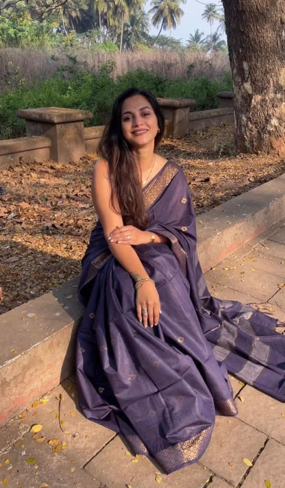 Mystic Lavender Saree