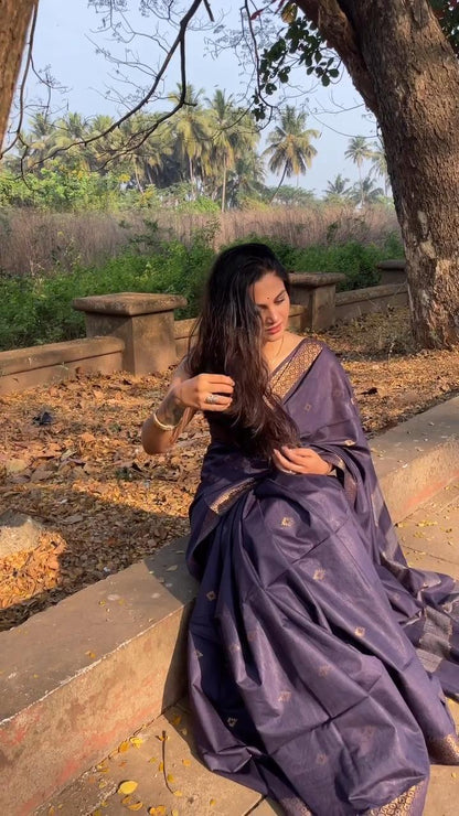 Mystic Lavender Saree