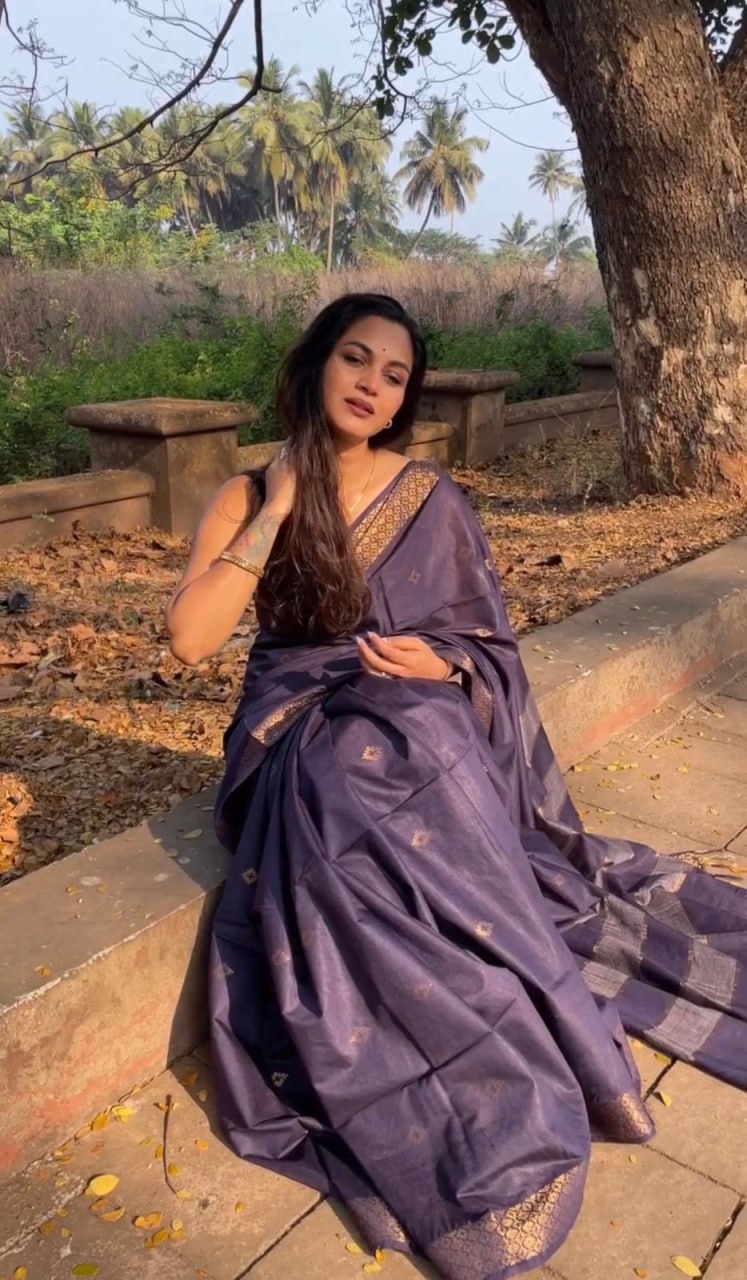 Mystic Lavender Saree