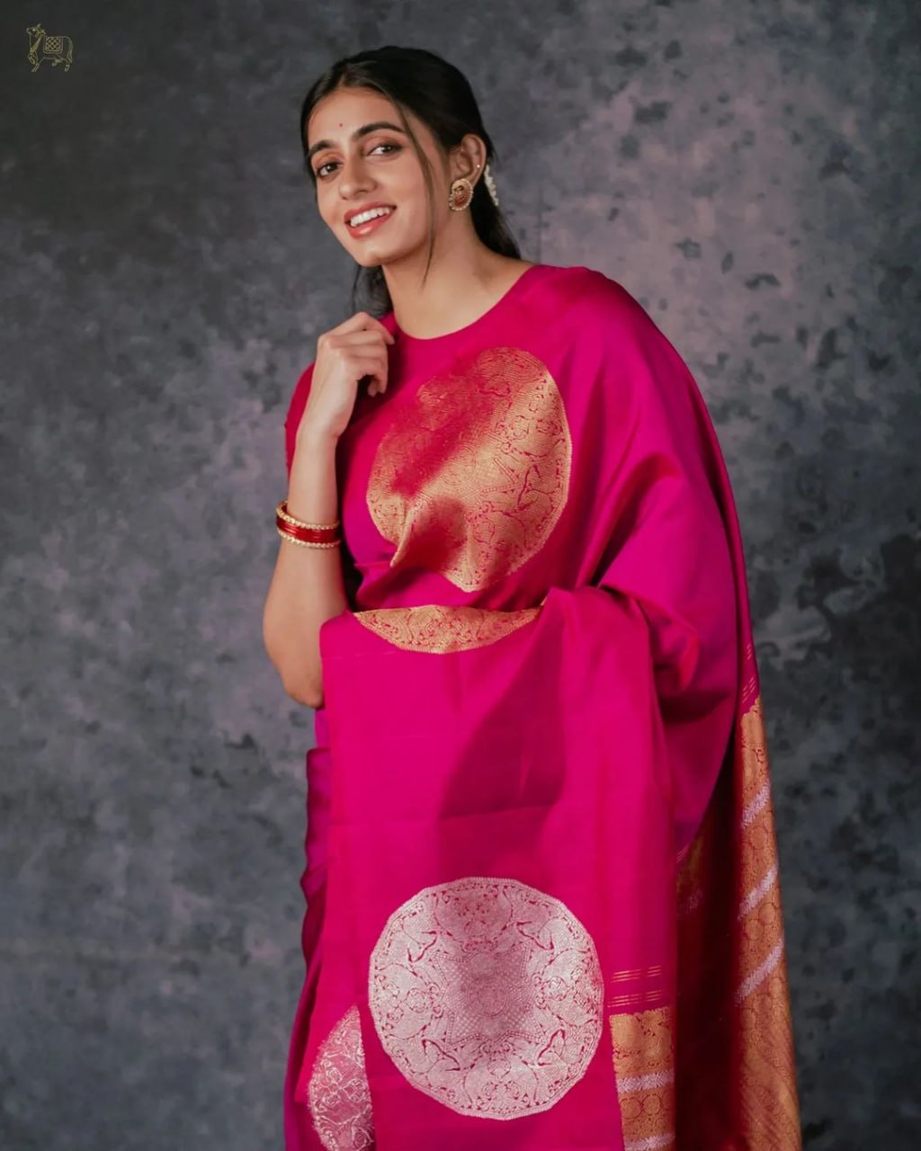 Royal Pink Banarasi Saree