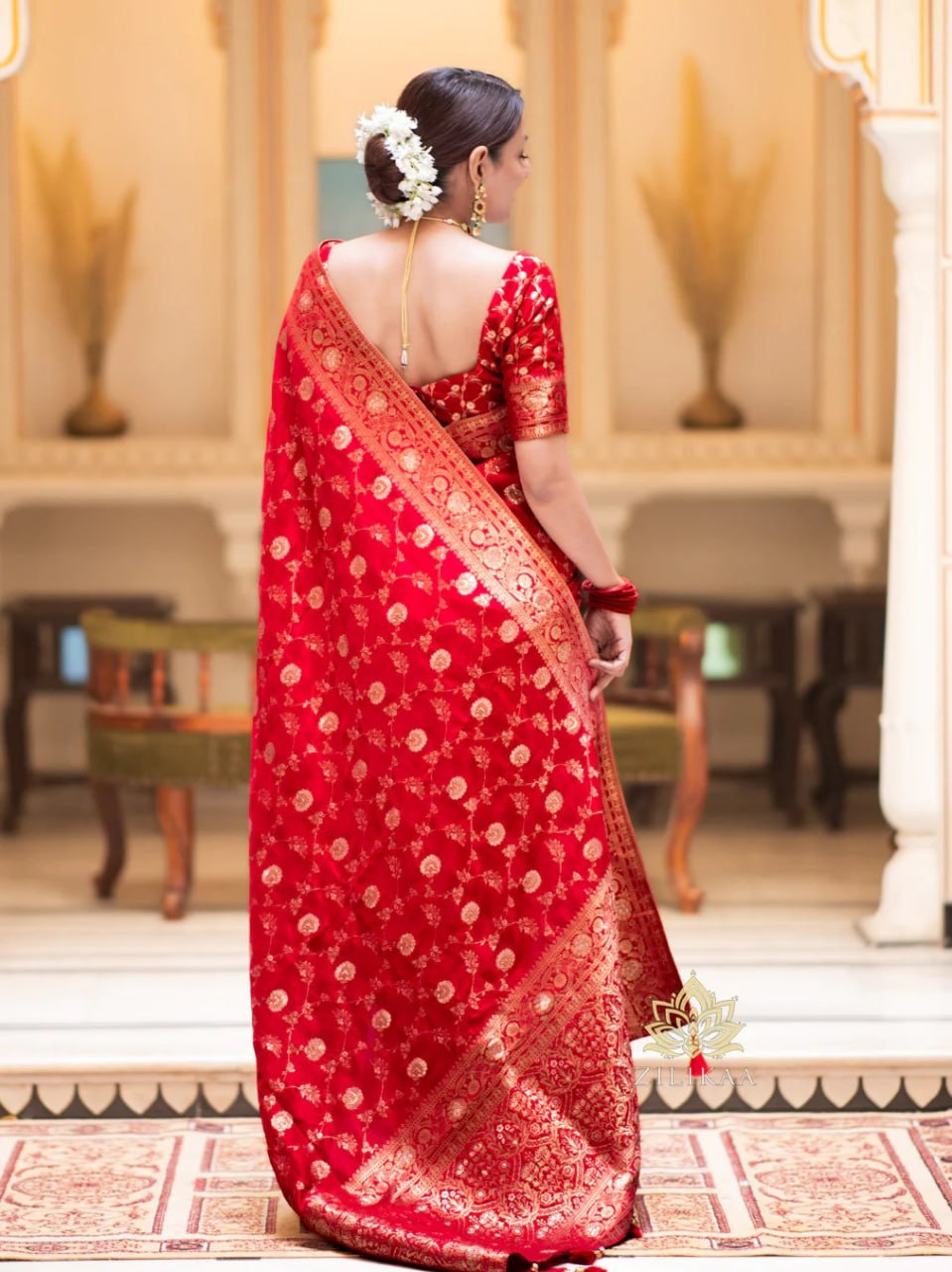 Banarasi saree zari work