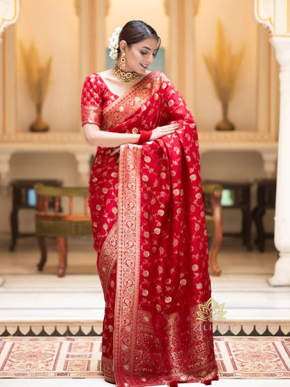 Banarasi saree zari work