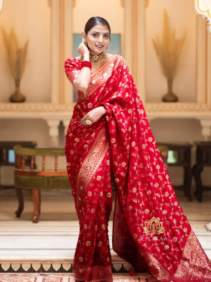 Banarasi saree zari work