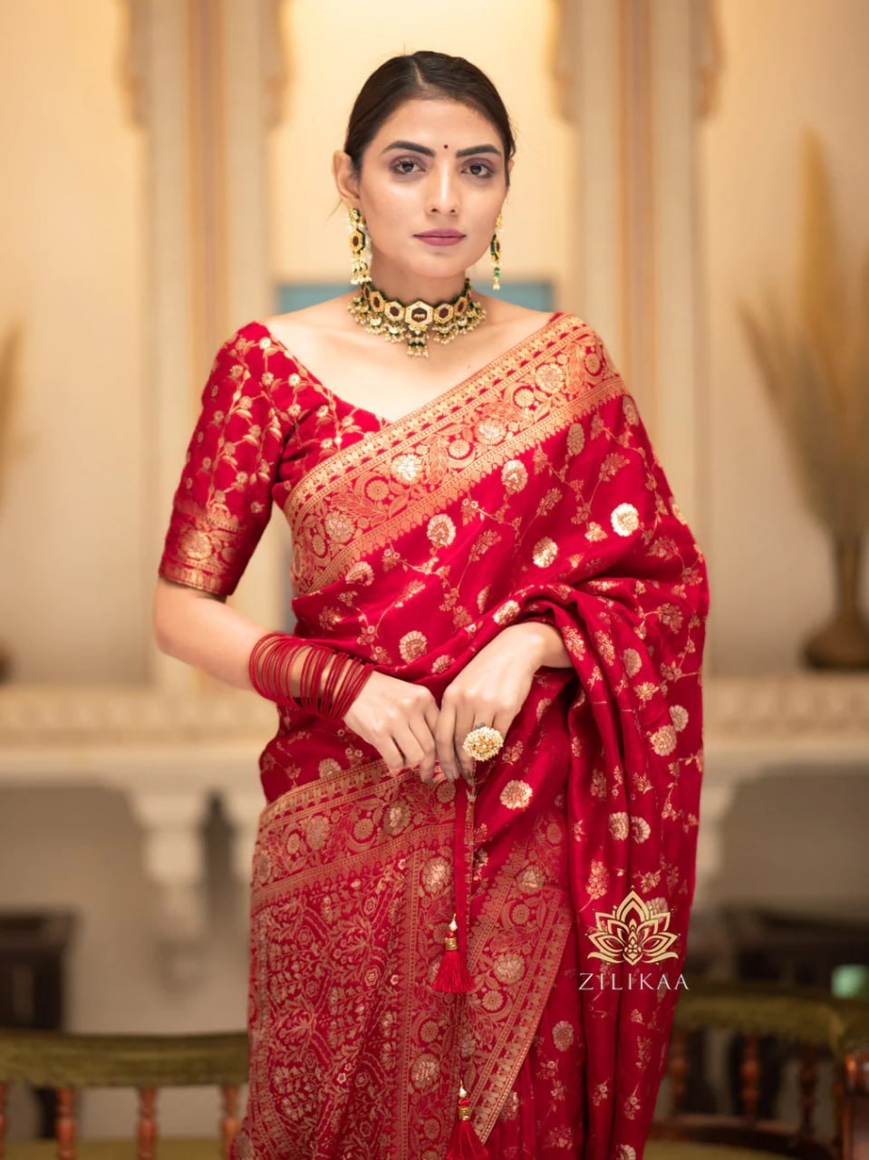 Banarasi saree zari work