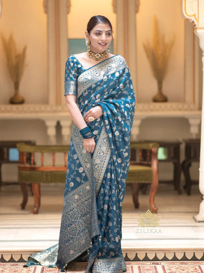 Banarasi saree zari work