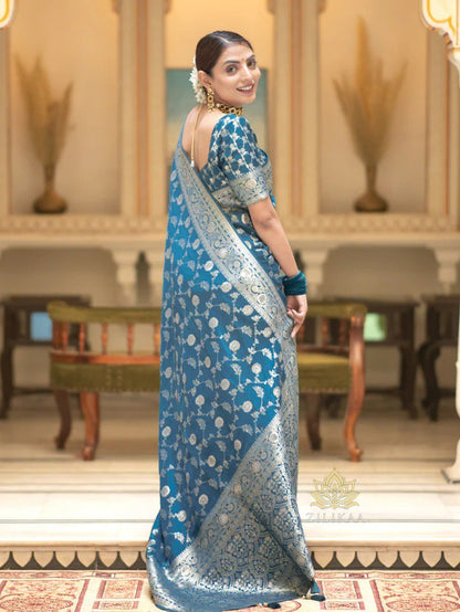 Banarasi saree zari work