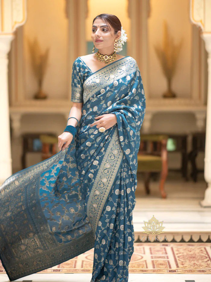 Banarasi saree zari work