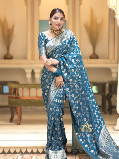 Banarasi saree zari work