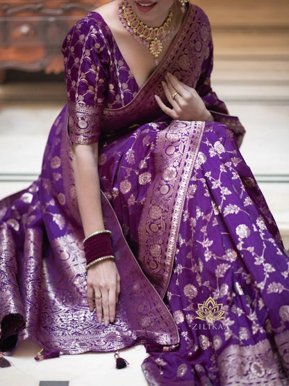 Banarasi saree zari work