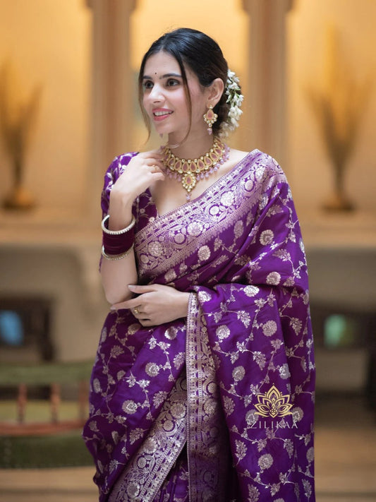 Banarasi saree zari work