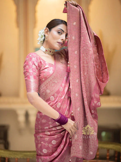 Banarasi saree zari work