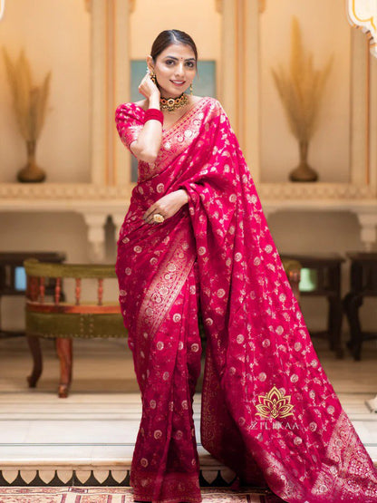 Banarasi saree zari work