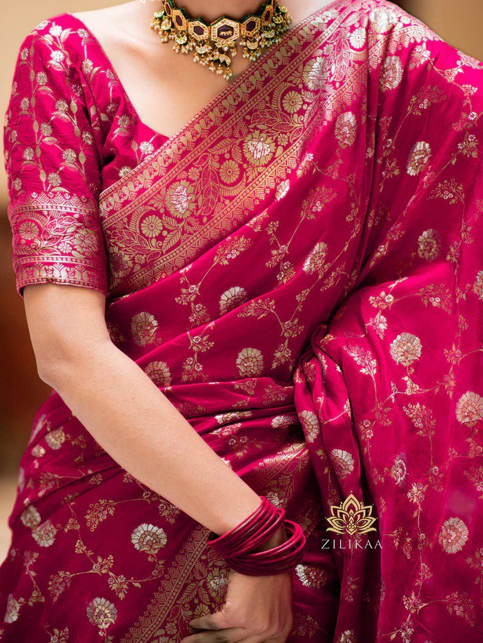 Banarasi saree zari work