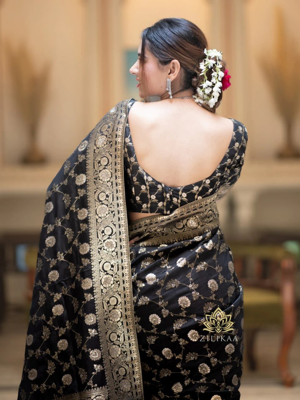 Banarasi saree zari work