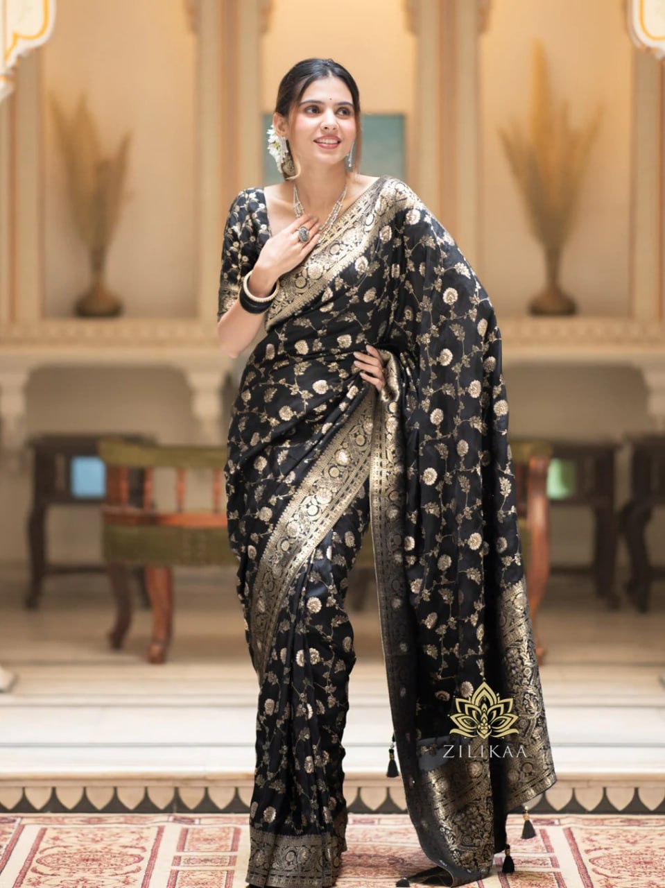 Banarasi saree zari work