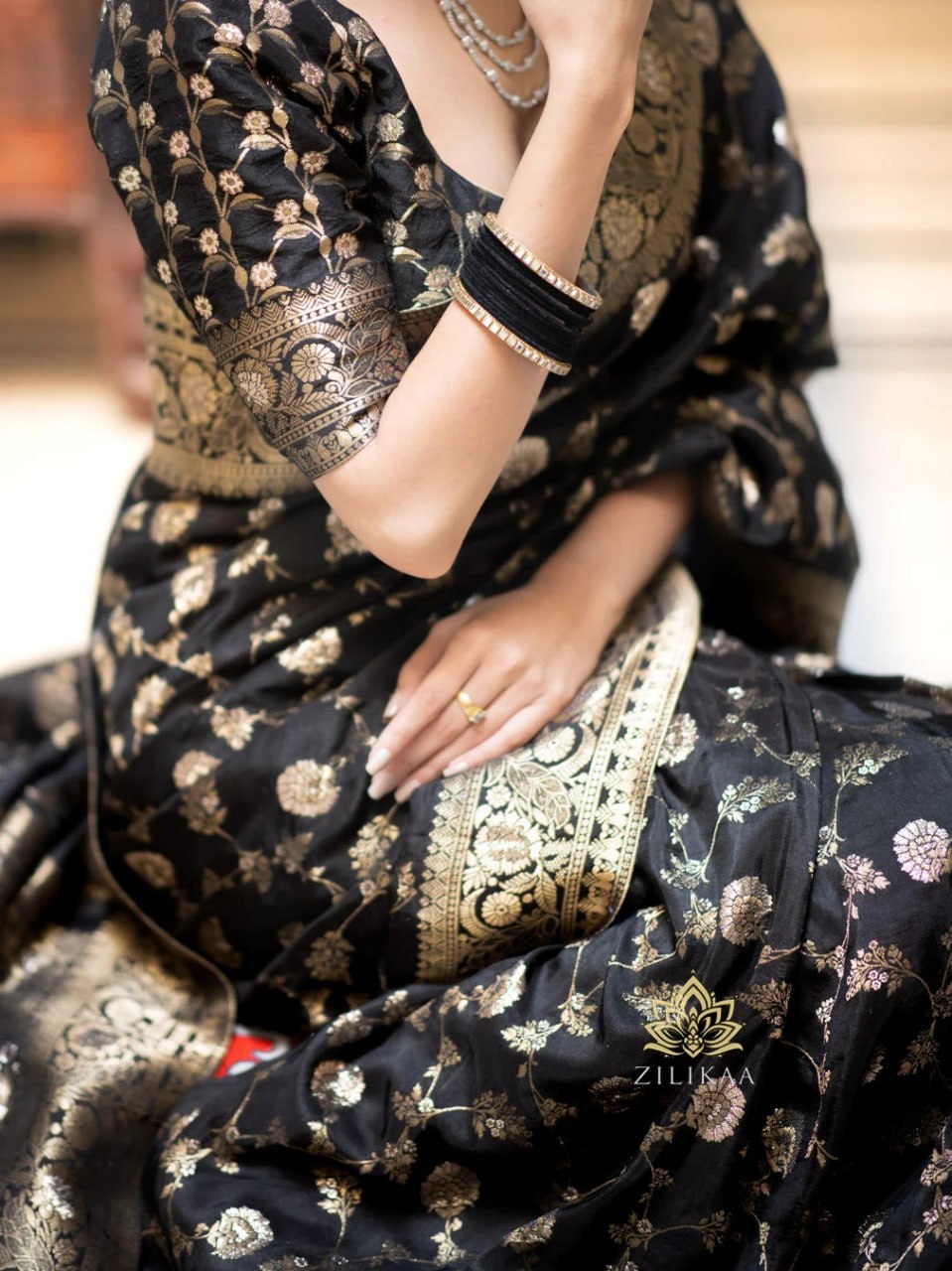 Banarasi saree zari work