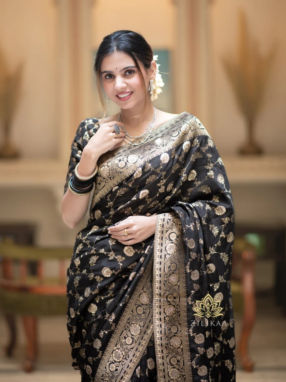 Banarasi saree zari work