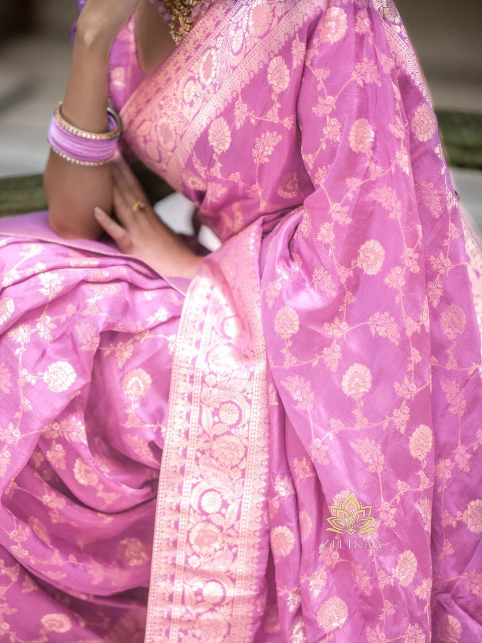 Banarasi saree zari work