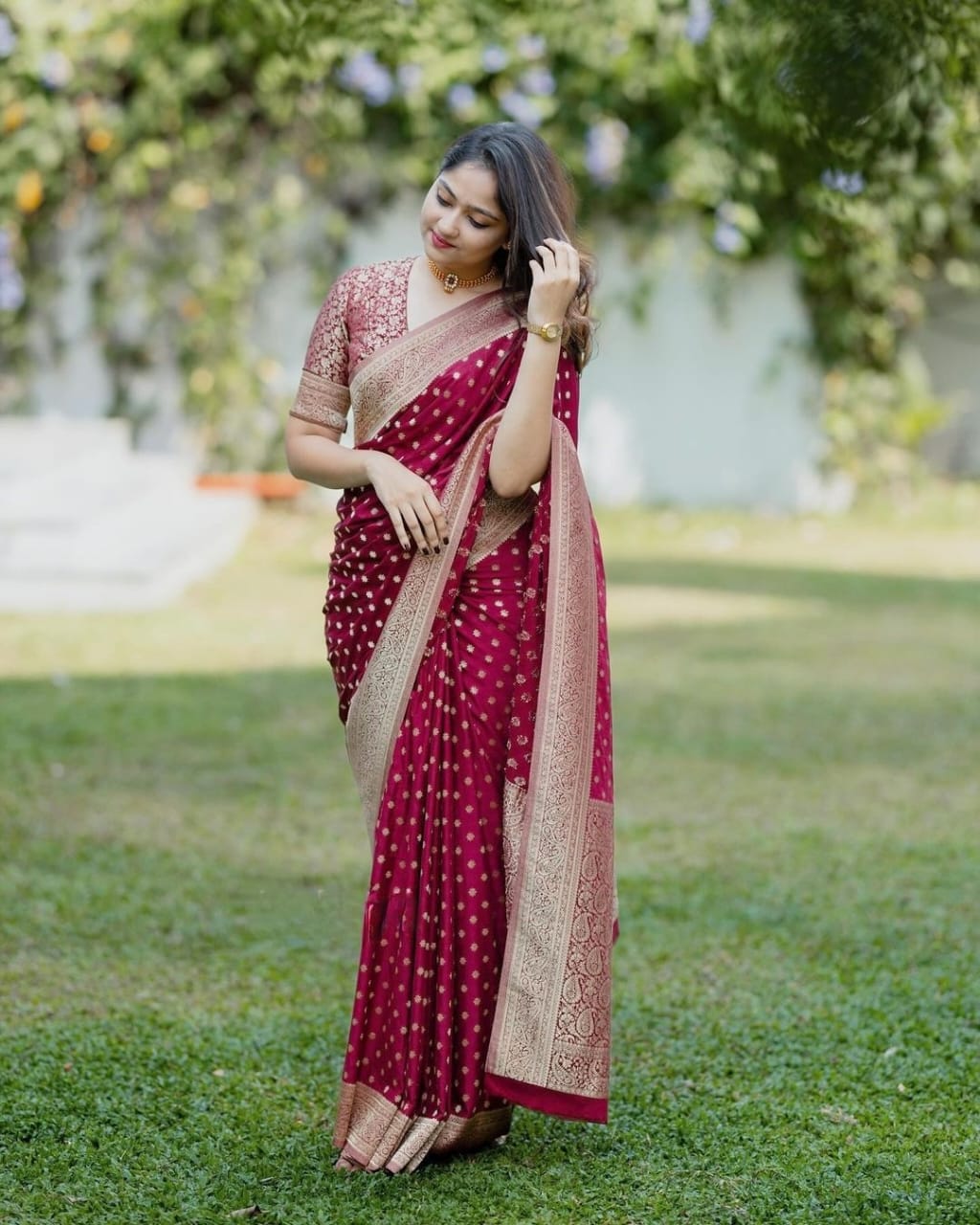 Banarasi Regal Ruby